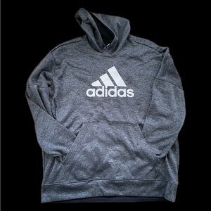 Adidas Gray Sweatshirt Classic Pullover Hoodie men’s XL